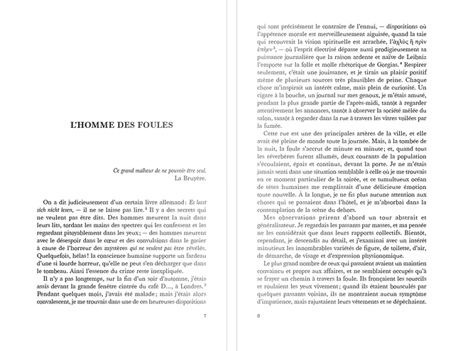 Visuel de l'intérieur du livre&nbsp;: une mise en page aérée, textes dégradé noir et gris sur un fond blanc